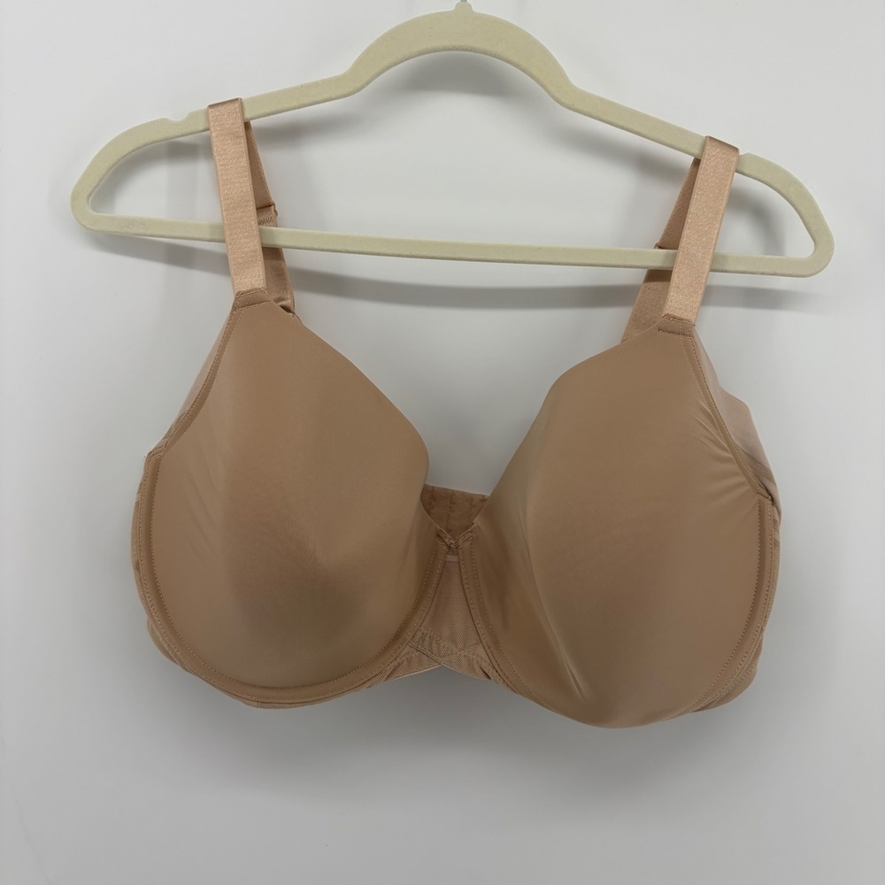 Paramour Womens 38G Tan Full Coverage Underwire Molded T-Shirt Bra 245033
